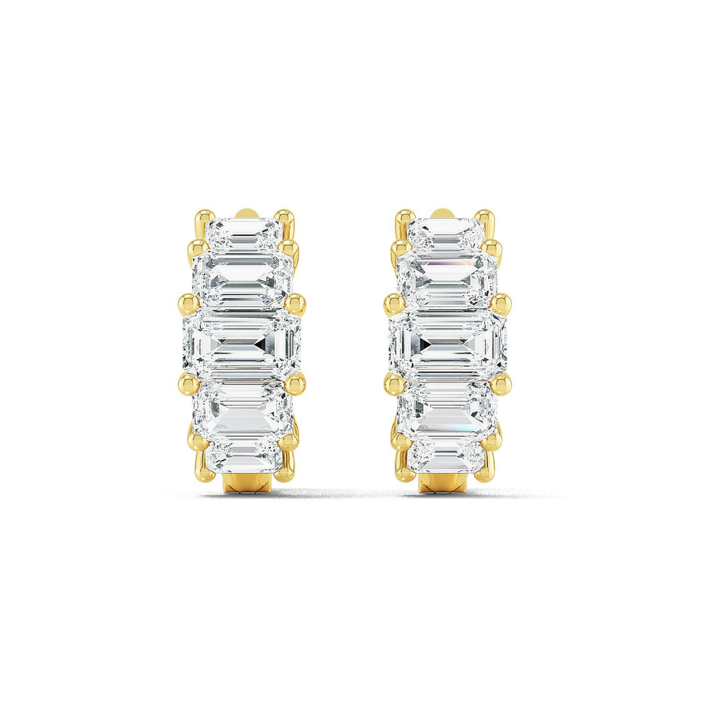 Lab Grown Diamond EARRINGS 2.28 ctw E32352EM-2.25CT
