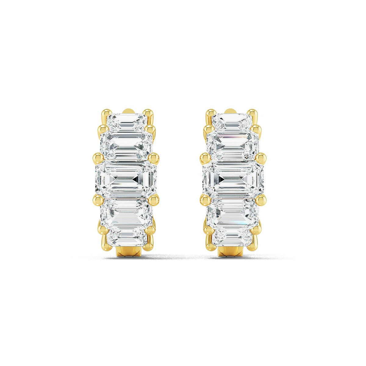 Lab Grown Diamond EARRINGS 2.28 ctw E32352EM-2.25CT