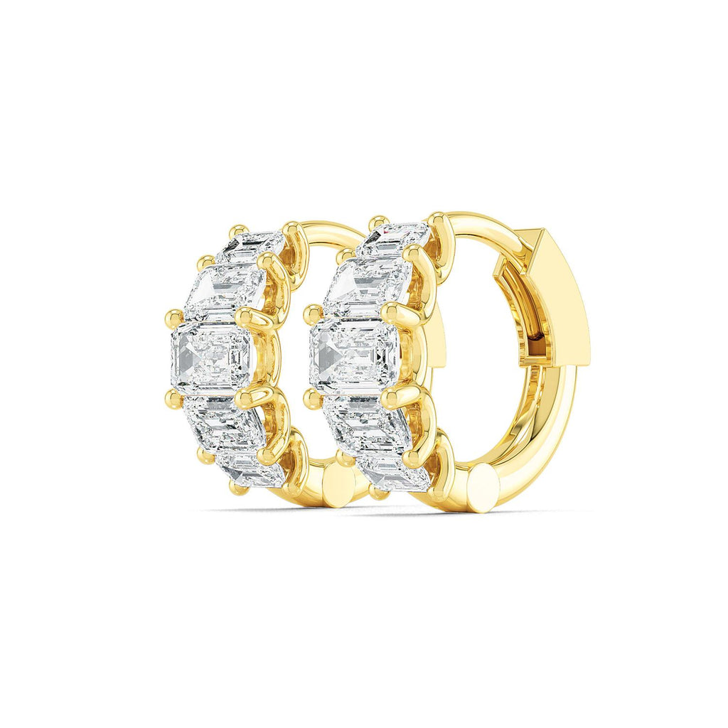Lab Grown Diamond EARRINGS 2.28 ctw E32352EM-2.25CT