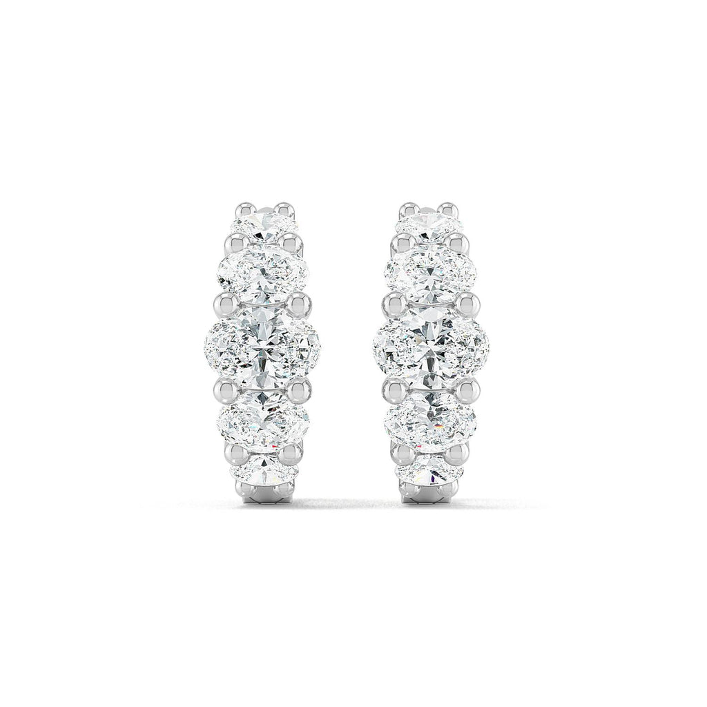 Lab Grown Diamond EARRINGS 1.31 ctw E32352OV-1.33CT