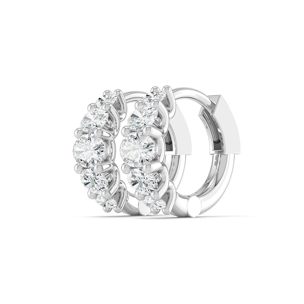 Lab Grown Diamond EARRINGS 1.31 ctw E32352OV-1.33CT