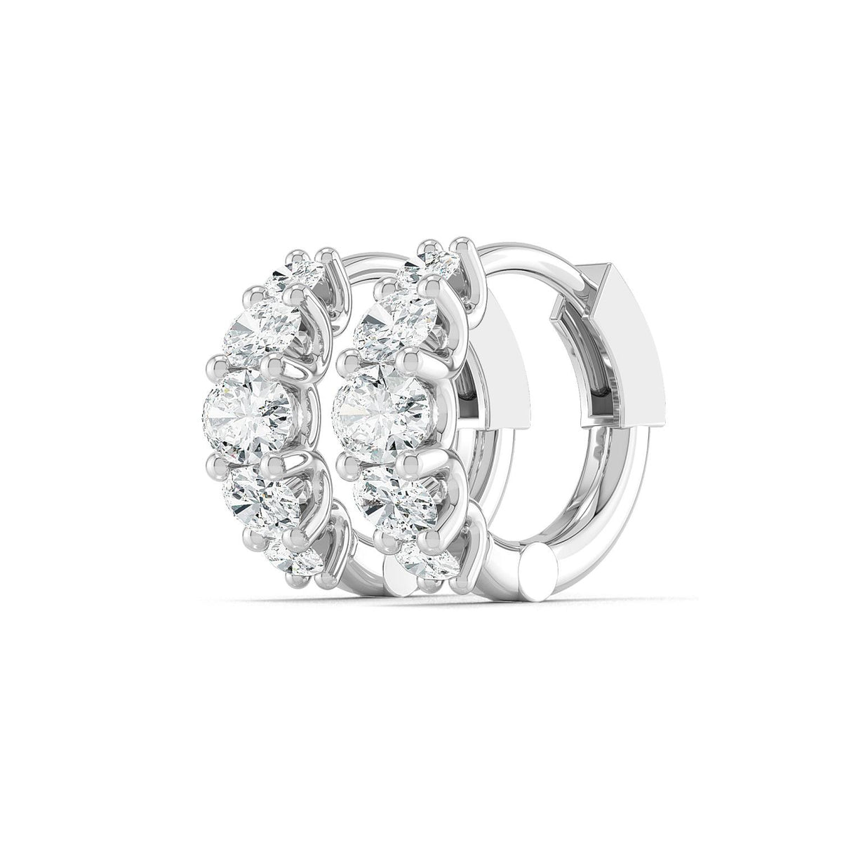 Lab Grown Diamond EARRINGS 1.31 ctw E32352OV-1.33CT