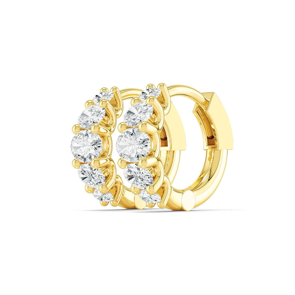 Lab Grown Diamond EARRINGS 1.31 ctw E32352OV-1.33CT