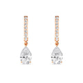 Lab Grown Diamond EARRINGS 4.44 ctw E32358-4.38CT