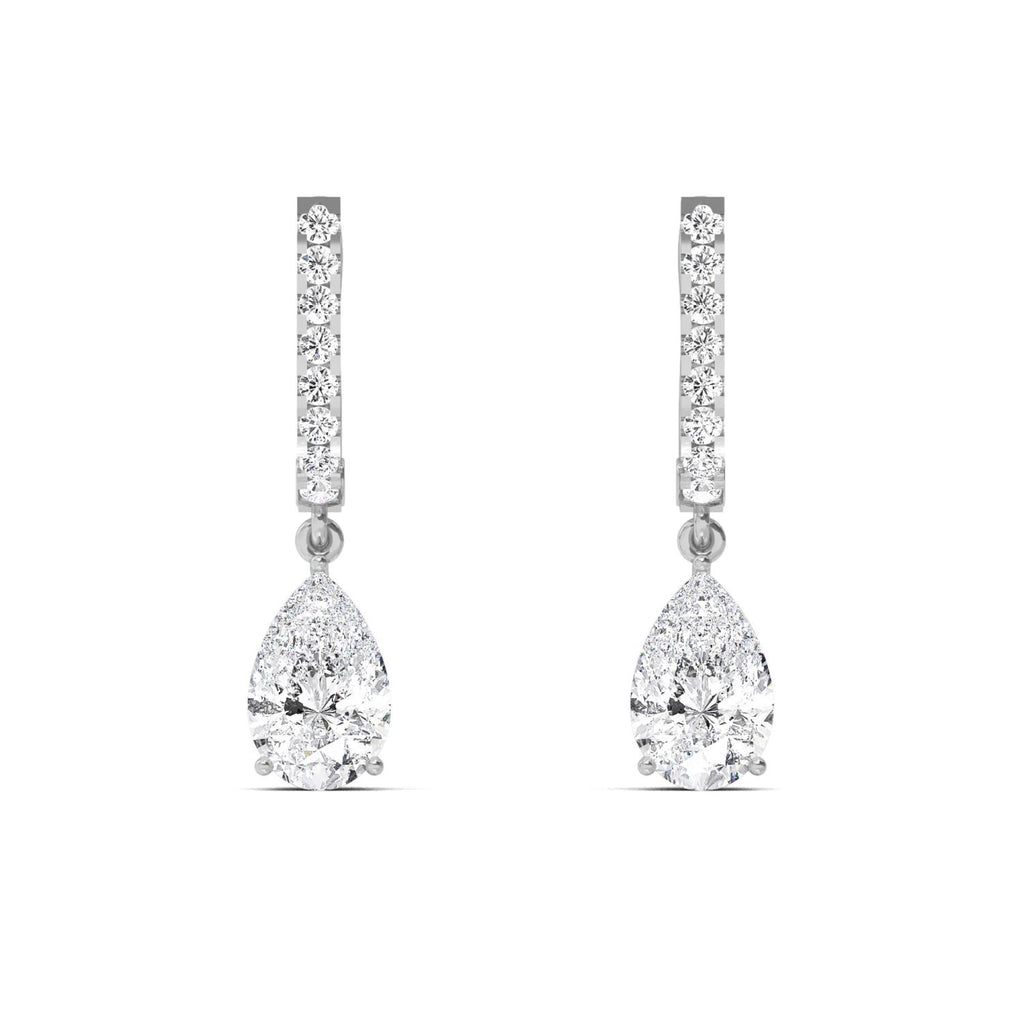 Lab Grown Diamond EARRINGS 4.44 ctw E32358-4.38CT