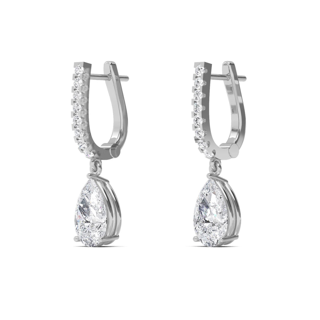 Lab Grown Diamond EARRINGS 4.44 ctw E32358-4.38CT
