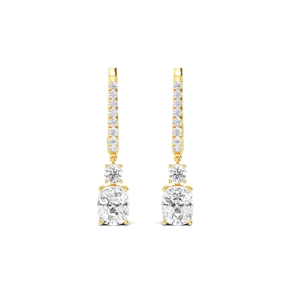 Lab Grown Diamond EARRINGS 5.09 ctw E32385-5