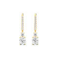 Lab Grown Diamond EARRINGS 5.09 ctw E32385-5