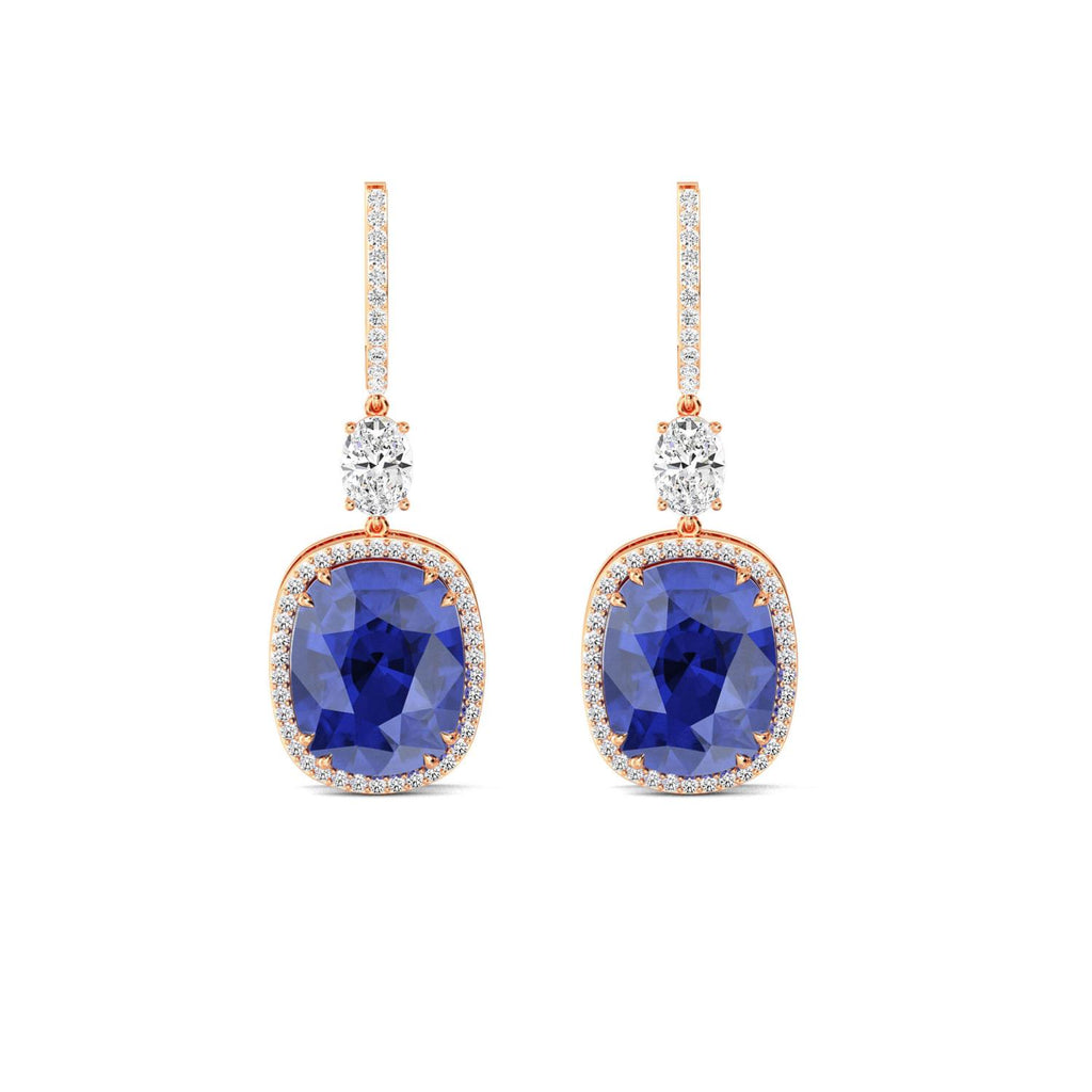 Lab Grown Diamond EARRINGS 28.07 ctw E32389-2.20CTCS