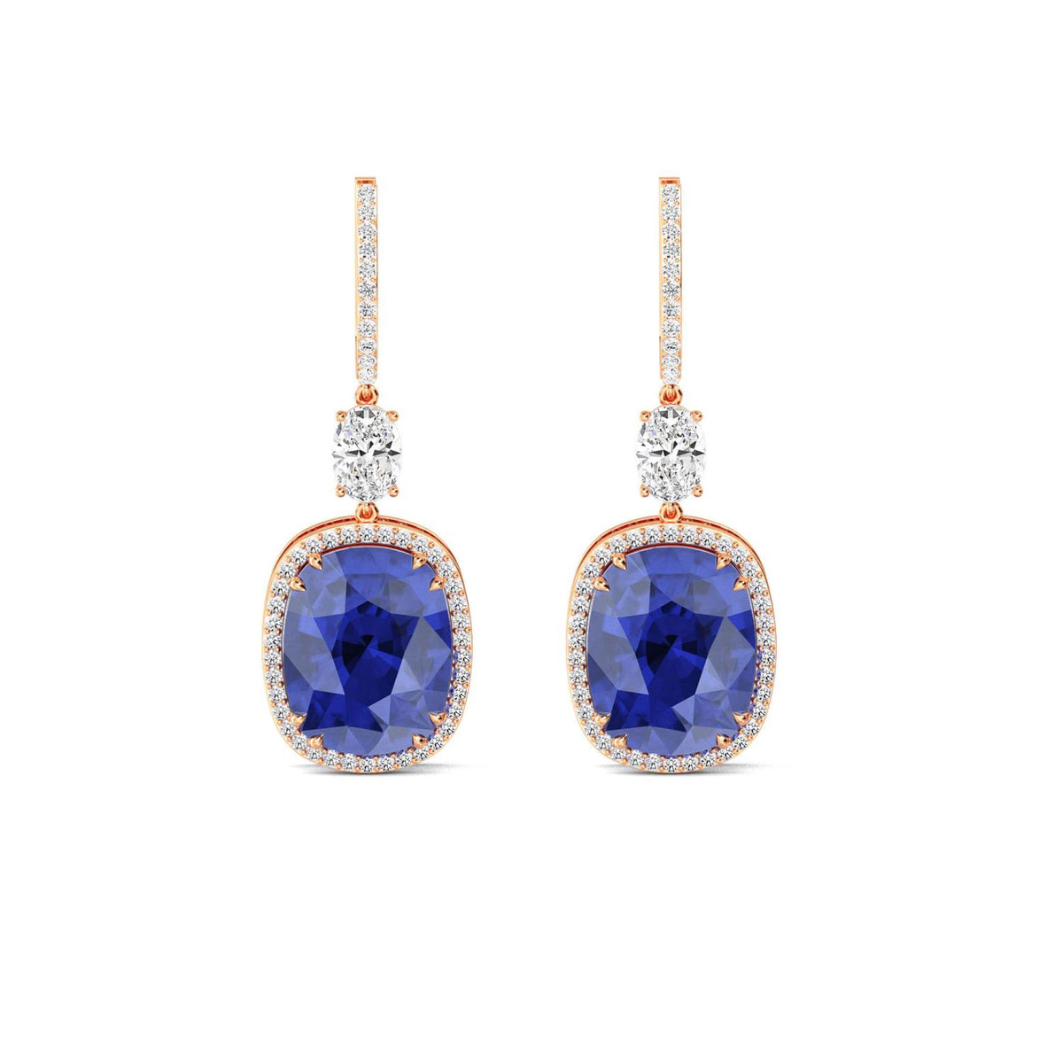 Lab Grown Diamond EARRINGS 28.07 ctw E32389-2.20CTCS