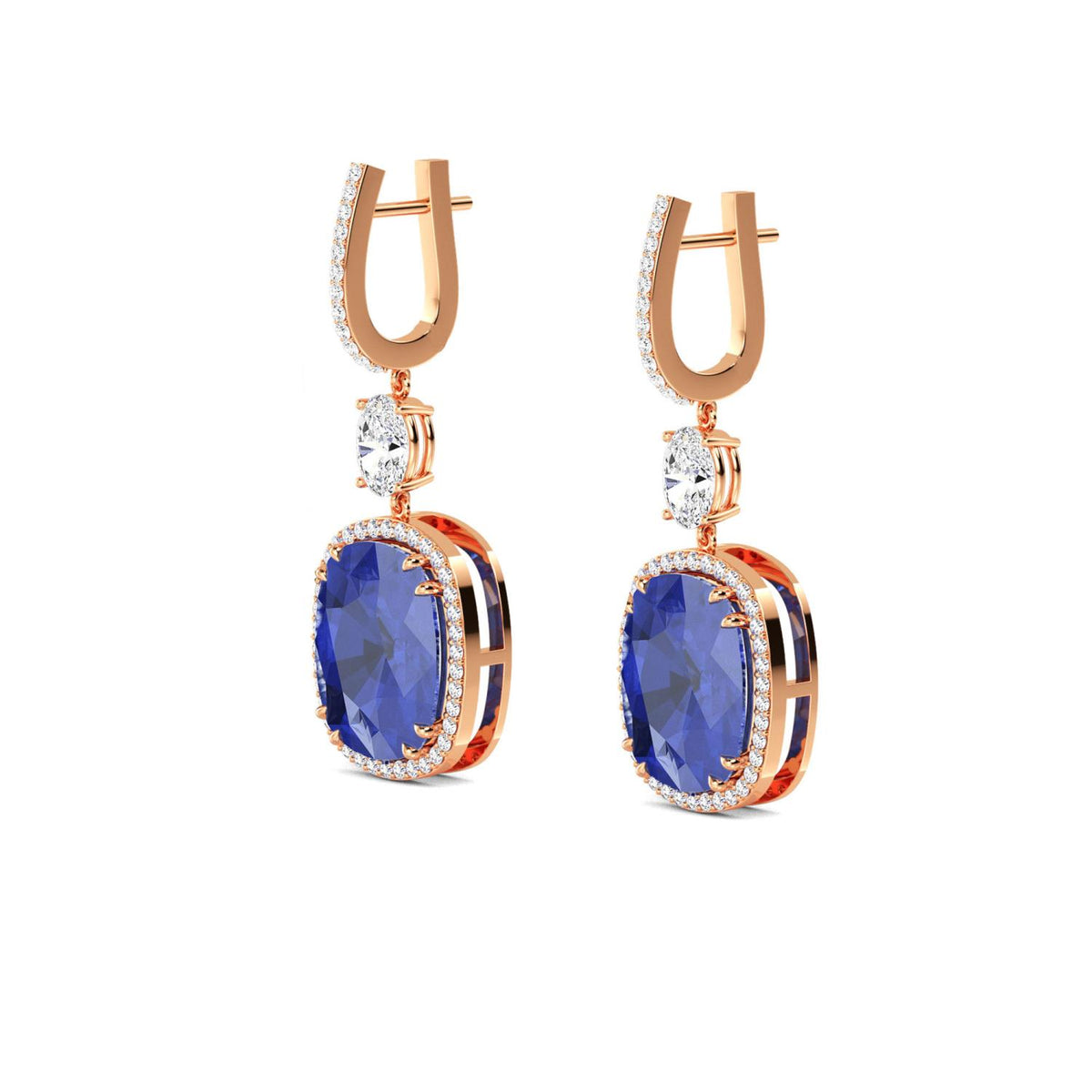 Lab Grown Diamond EARRINGS 28.07 ctw E32389-2.20CTCS