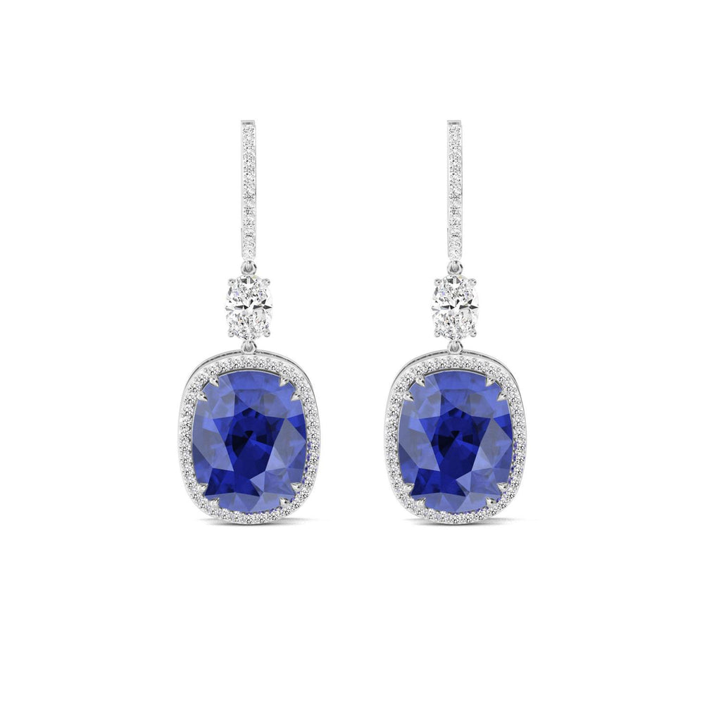 Lab Grown Diamond EARRINGS 28.07 ctw E32389-2.20CTCS