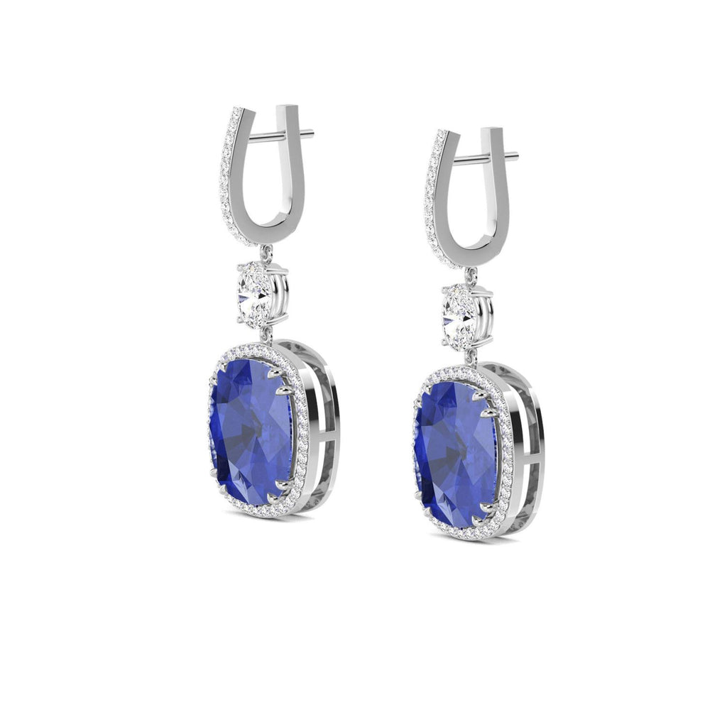 Lab Grown Diamond EARRINGS 28.07 ctw E32389-2.20CTCS