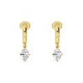 Lab Grown Diamond EARRINGS 1.40 ctw E32391OV-1.38CT