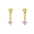 Lab Grown Diamond EARRINGS 1.40 ctw E32392-1.38CT