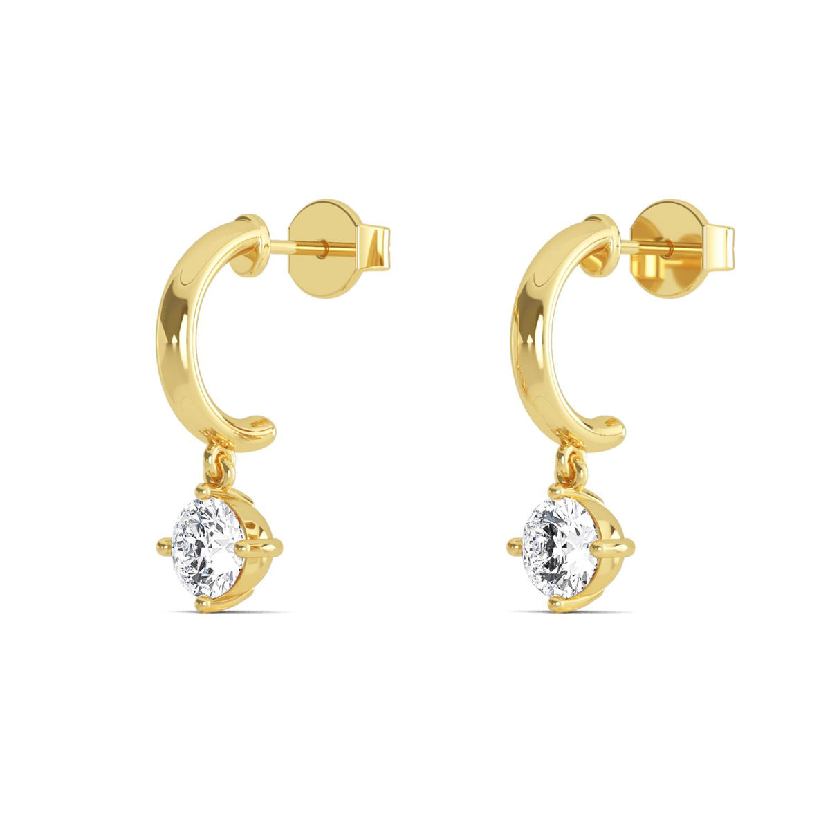 Lab Grown Diamond EARRINGS 1.40 ctw E32392-1.38CT
