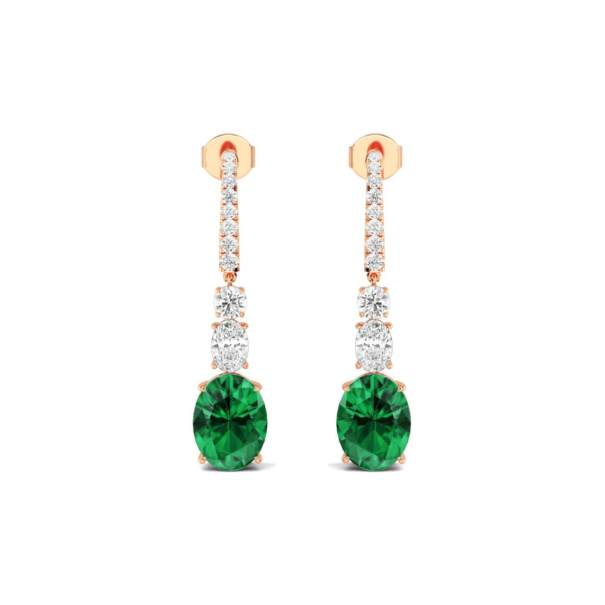 Lab Grown Diamond EARRINGS 10.50 ctw E32393-1.75CT