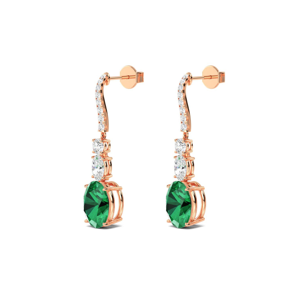 Lab Grown Diamond EARRINGS 10.50 ctw E32393-1.75CT