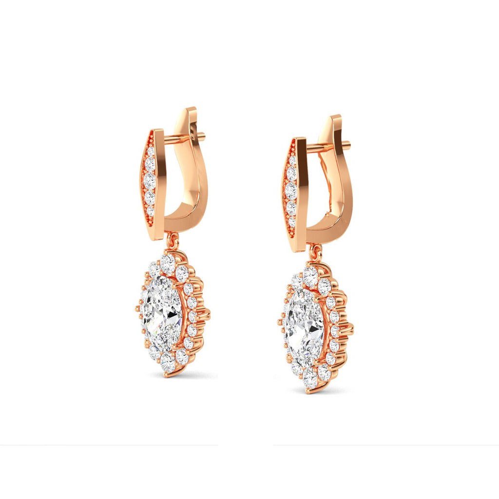 Lab Grown Diamond EARRINGS 2.79 ctw E32396-2.83CT