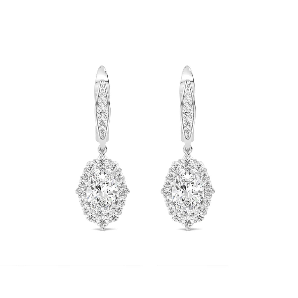 Lab Grown Diamond EARRINGS 2.79 ctw E32396-2.83CT