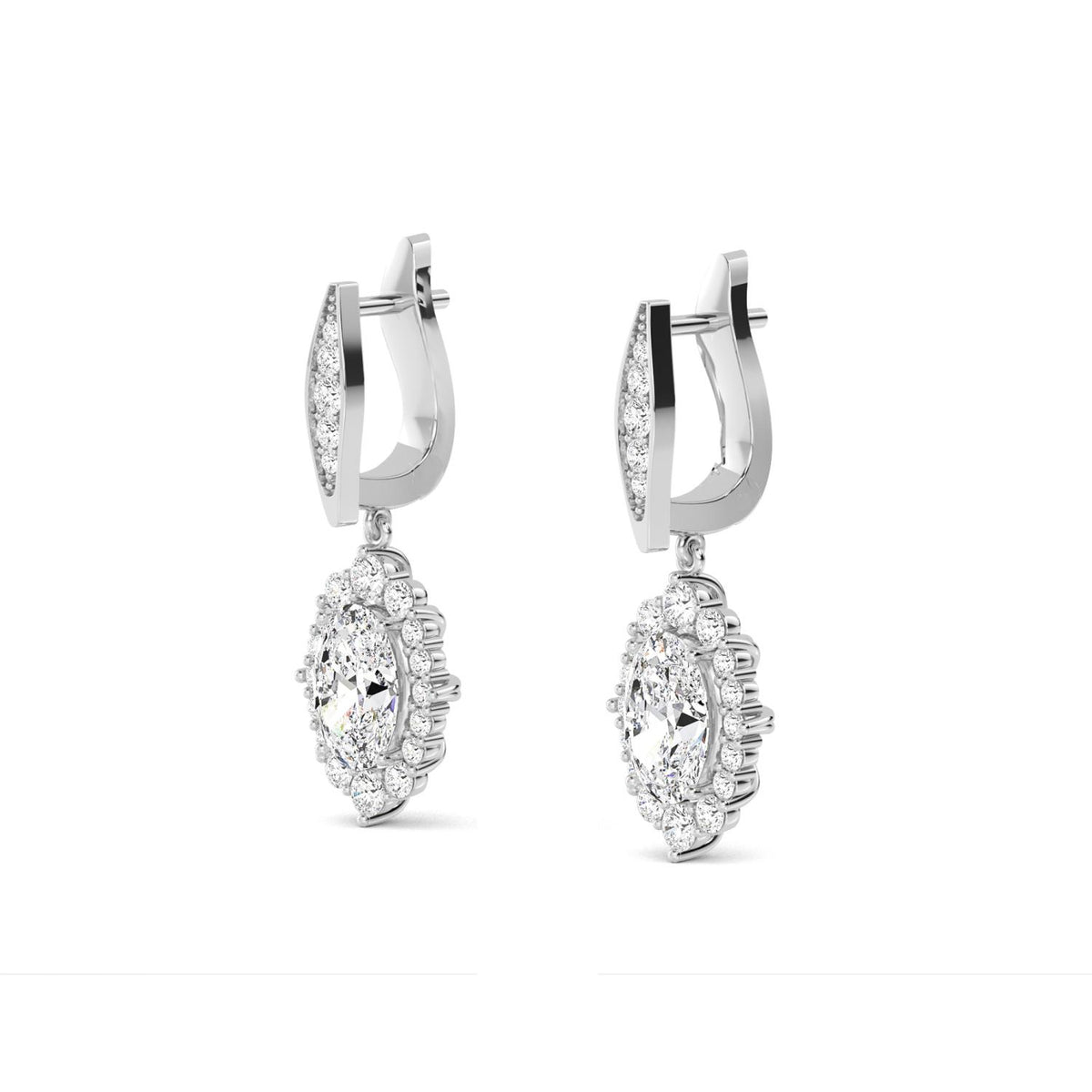 Lab Grown Diamond EARRINGS 2.79 ctw E32396-2.83CT