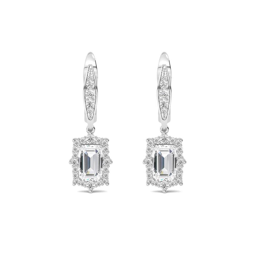 Lab Grown Diamond EARRINGS 2.48 ctw E32397-2.50CT