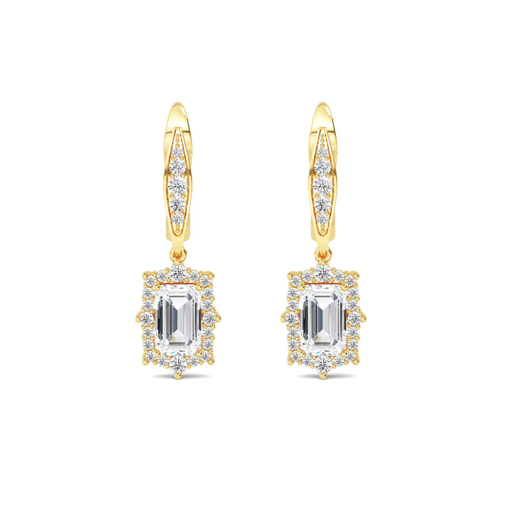 Lab Grown Diamond EARRINGS 2.48 ctw E32397-2.50CT