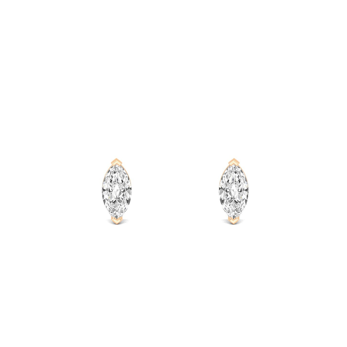 Lab Grown Diamond EARRINGS 0.52 ctw E32414MQ-0.50CT