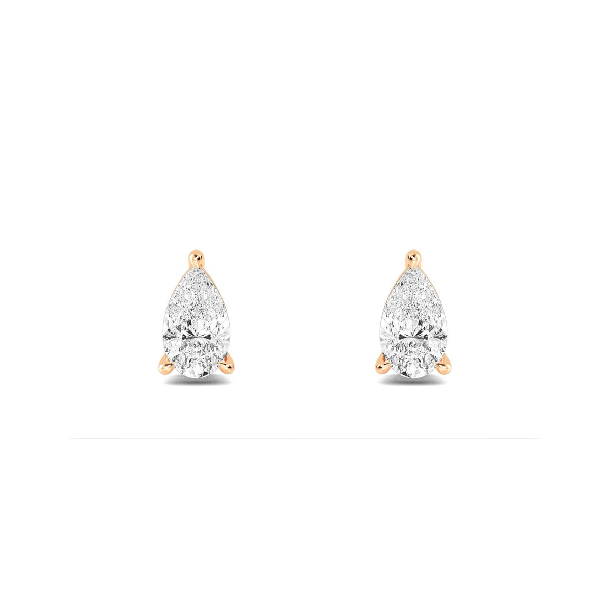 Lab Grown Diamond EARRINGS 0.60 ctw E32415PE-0.63CT
