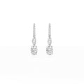 Lab Grown Diamond Drop Earrings 4.22 ctw E32656-4.50CT
