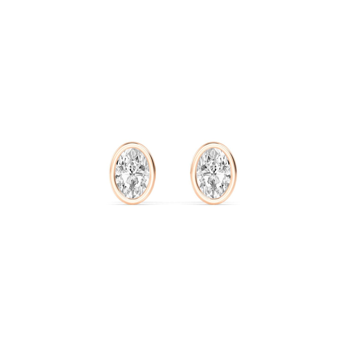 Lab Grown Diamond EARRINGS 0.68 ctw E32903OV-0.75CT