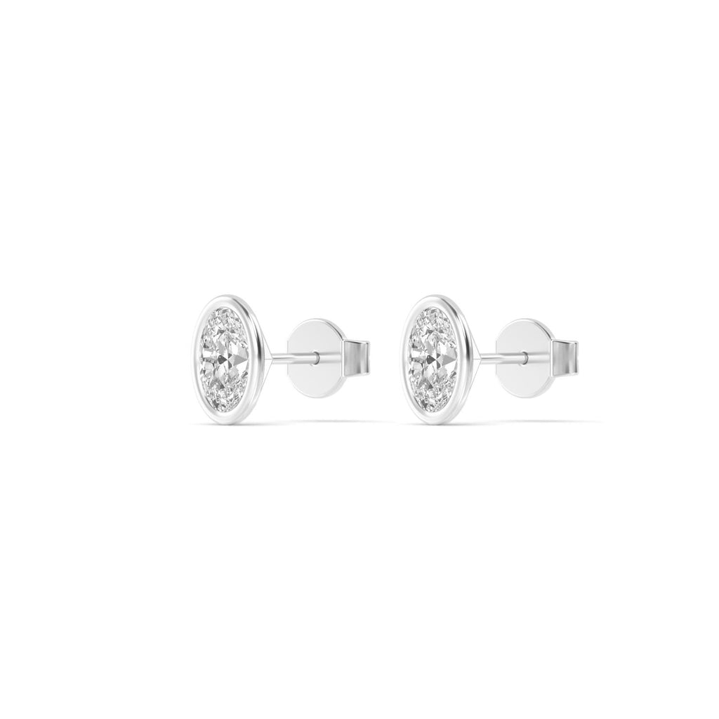 Lab Grown Diamond EARRINGS 0.68 ctw E32903OV-0.75CT