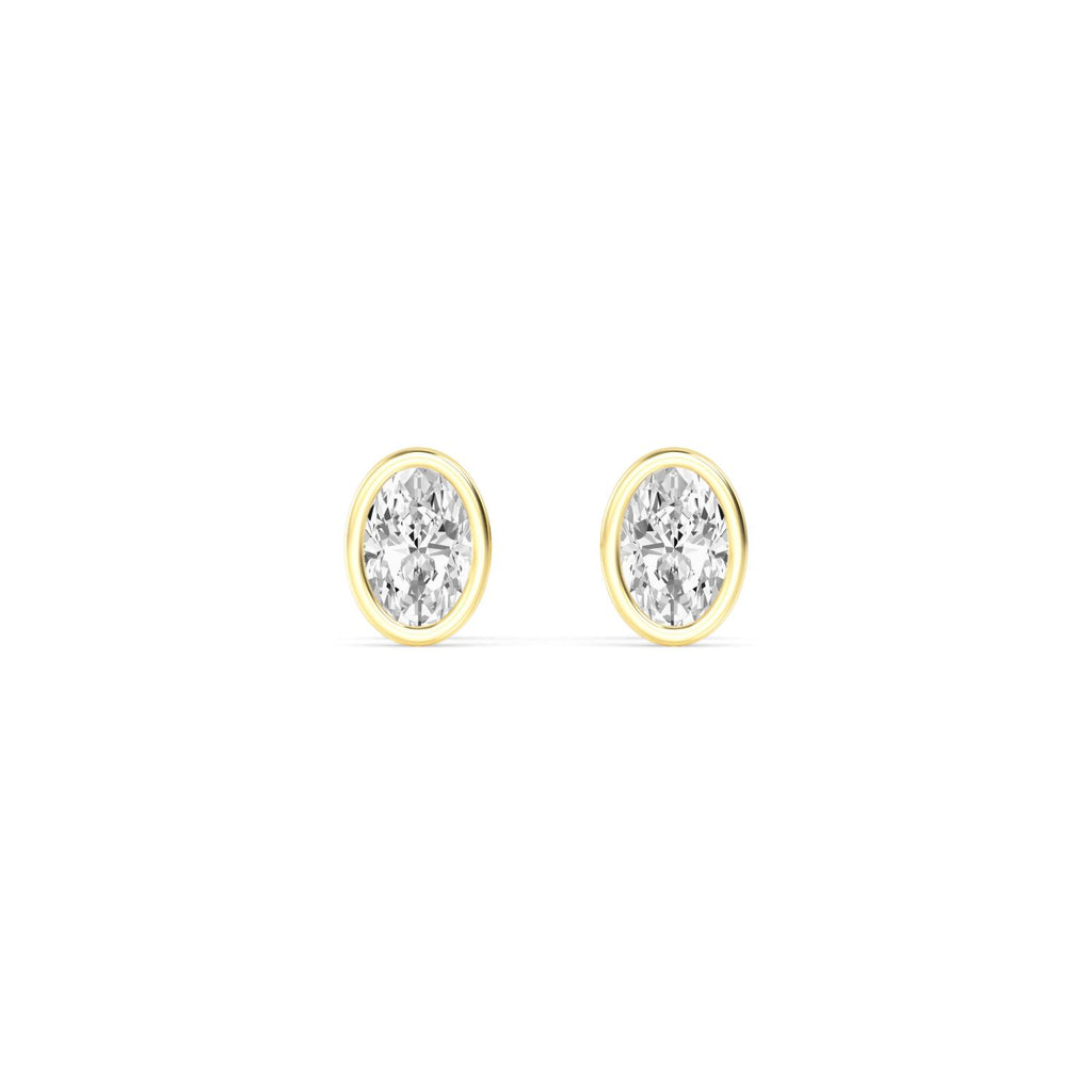 Lab Grown Diamond EARRINGS 0.68 ctw E32903OV-0.75CT