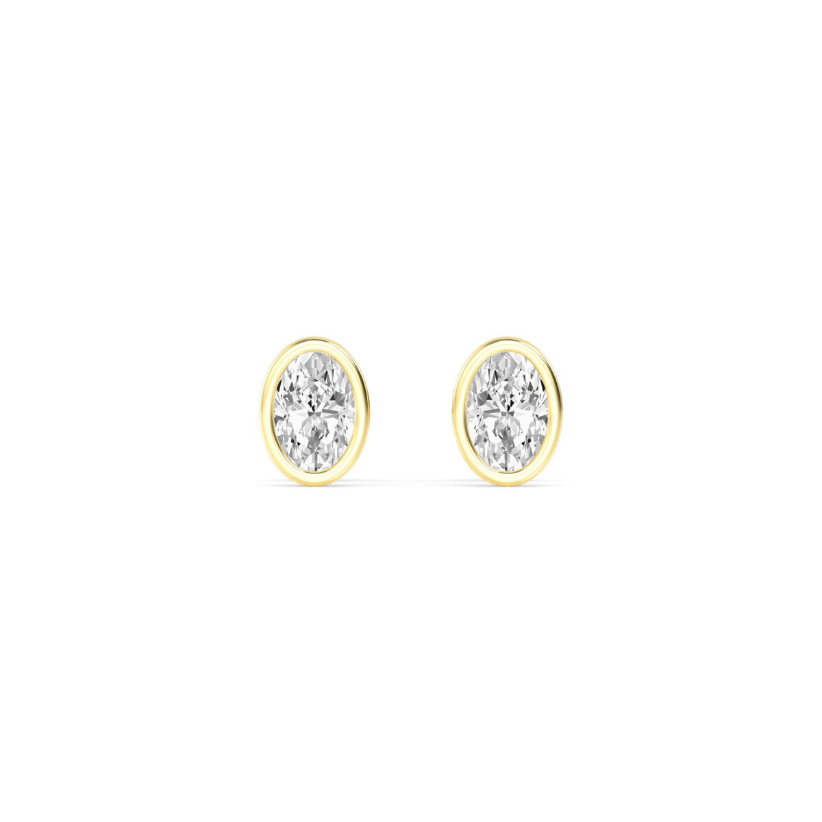 Lab Grown Diamond EARRINGS 0.68 ctw E32903OV-0.75CT