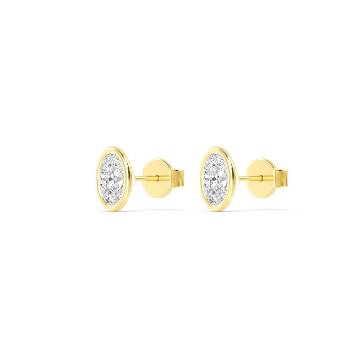 Lab Grown Diamond EARRINGS 0.68 ctw E32903OV-0.75CT