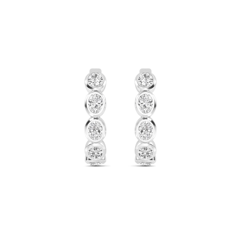 Lab Grown Diamond EARRINGS 1.48 ctw E33270OV-1.50CT