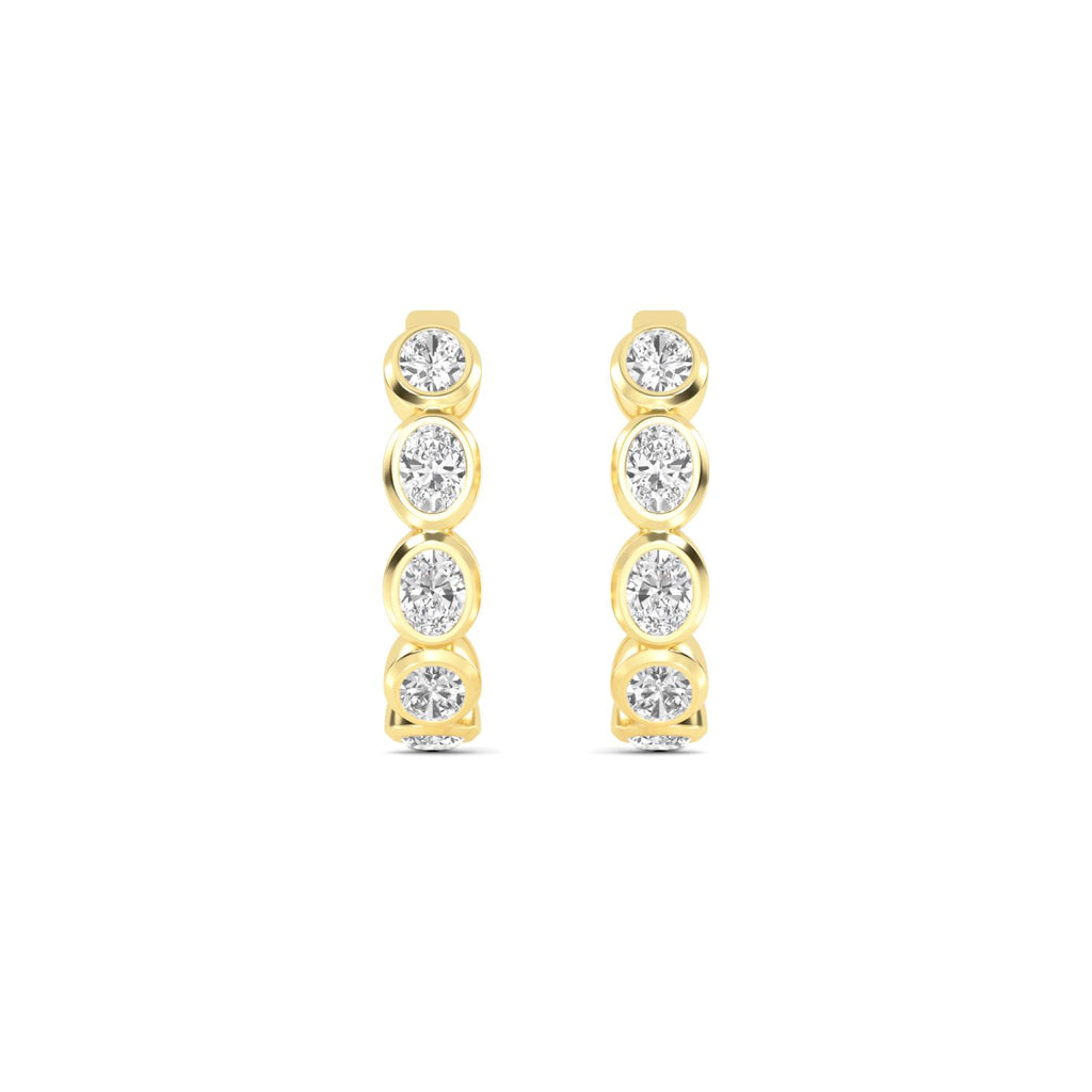 Lab Grown Diamond EARRINGS 1.48 ctw E33270OV-1.50CT