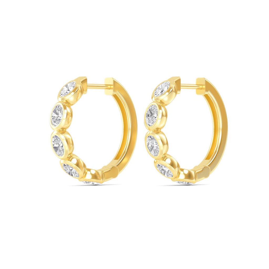 Lab Grown Diamond EARRINGS 1.48 ctw E33270OV-1.50CT