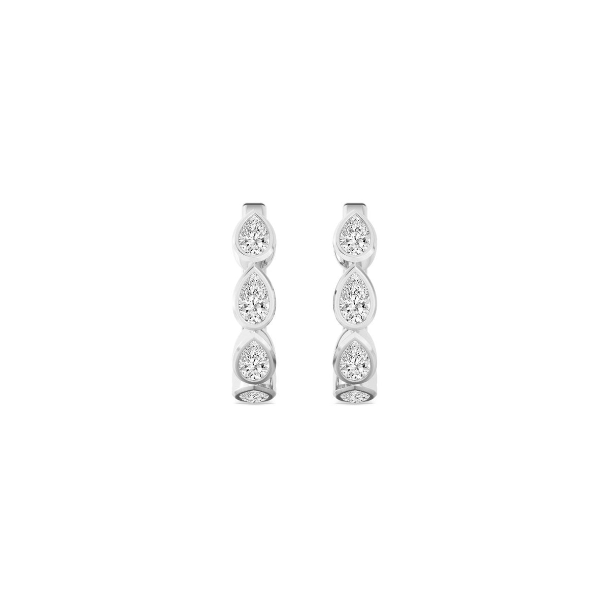 Lab Grown Diamond EARRINGS 1.73 ctw E33270PE-1.75CT