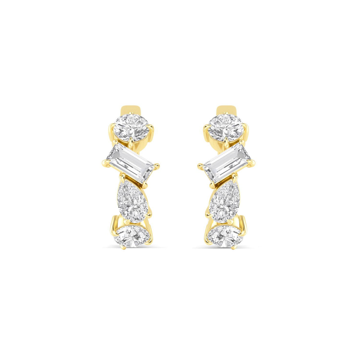 Lab Grown Diamond EARRINGS 2.48 ctw E33278MS-2.33CT