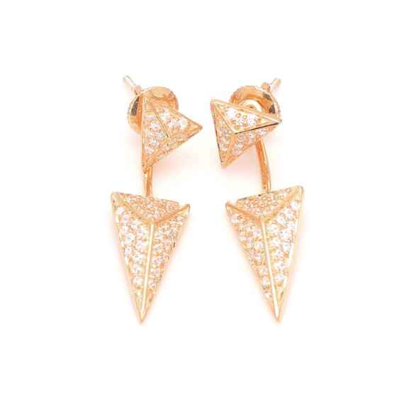 Lab Grown Diamond Drop Earrings 0.78 ctw E3935-0.75CTJ