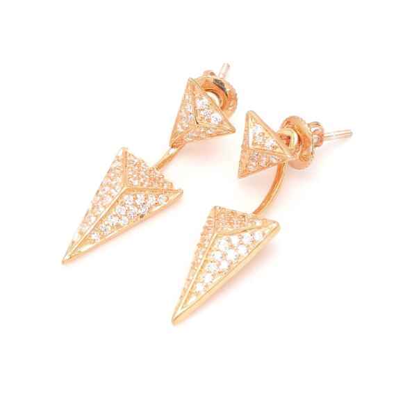 Lab Grown Diamond Drop Earrings 0.78 ctw E3935-0.75CTJ