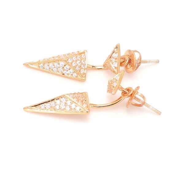 Lab Grown Diamond Drop Earrings 0.78 ctw E3935-0.75CTJ