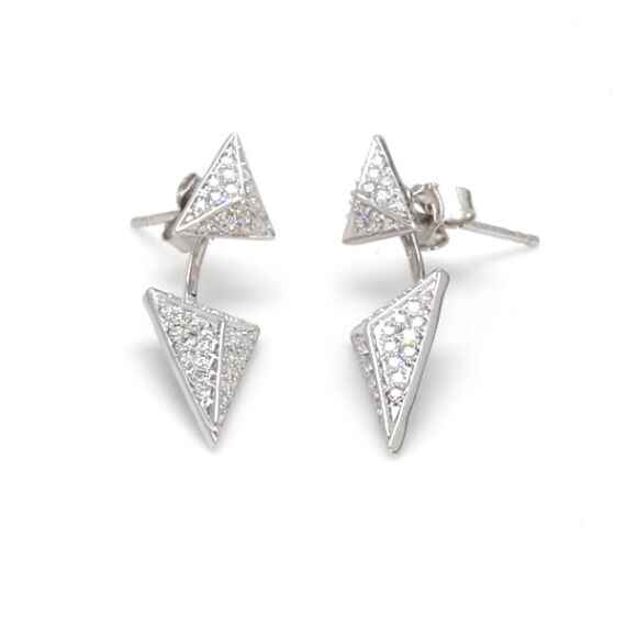 Lab Grown Diamond Drop Earrings 0.78 ctw E3935-0.75CTJ
