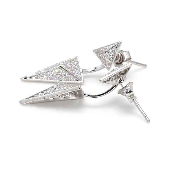Lab Grown Diamond Drop Earrings 0.78 ctw E3935-0.75CTJ