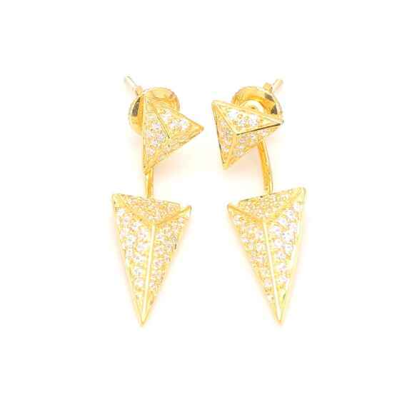 Lab Grown Diamond Drop Earrings 0.78 ctw E3935-0.75CTJ