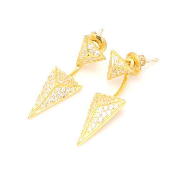 Lab Grown Diamond Drop Earrings 0.78 ctw E3935-0.75CTJ