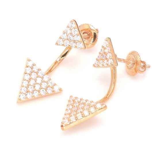 Lab Grown Diamond Drop Earrings 1.04 ctw E3936-1.10CTJ