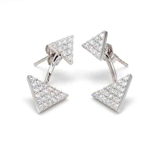 Lab Grown Diamond Drop Earrings 1.04 ctw E3936-1.10CTJ