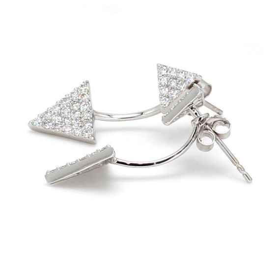 Lab Grown Diamond Drop Earrings 1.04 ctw E3936-1.10CTJ